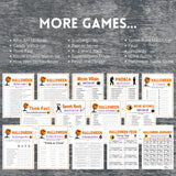 Halloween Games Bundle: 60-Game Super Pack - Printable Party Fun for Kids & Adults with Trivia, Riddles & More!