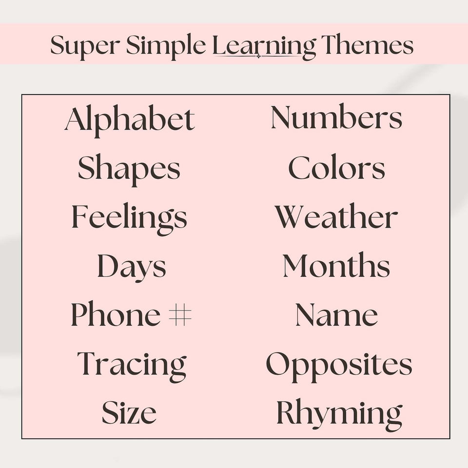 Montessori Morning Menu for Pre-K & Kindergarten – Fun & Ready-to-Use Homeschool Printables with Letter Tracing Worksheets