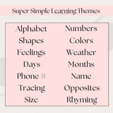 Montessori Morning Menu for Pre-K & Kindergarten – Fun & Ready-to-Use Homeschool Printables with Letter Tracing Worksheets