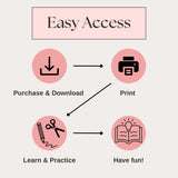 Montessori Morning Menu for Pre-K & Kindergarten – Fun & Ready-to-Use Homeschool Printables with Letter Tracing Worksheets